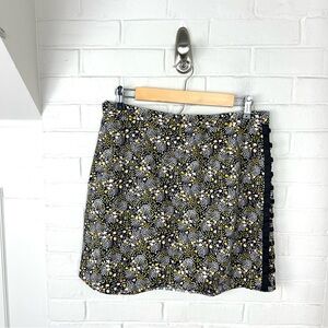 Topshop Floral Print Casual Skirt Size 10
